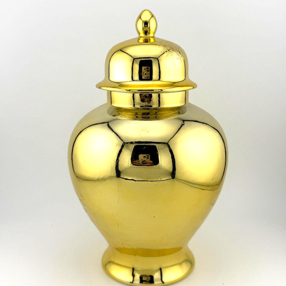Japanese Ginger Jar Gold Gilt Silver Pheasant - Picture 4 of 10